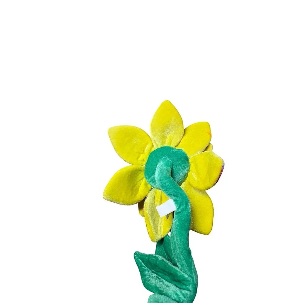 Crazy Daisies Bendable Flower Smiley Faces Plush - Picture 7 of 9